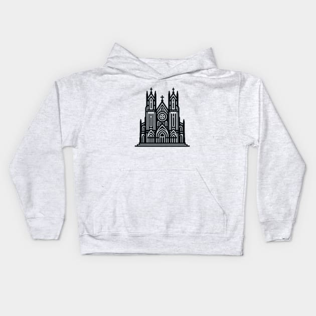 Cathedral Kids Hoodie by KayBee Gift Shop